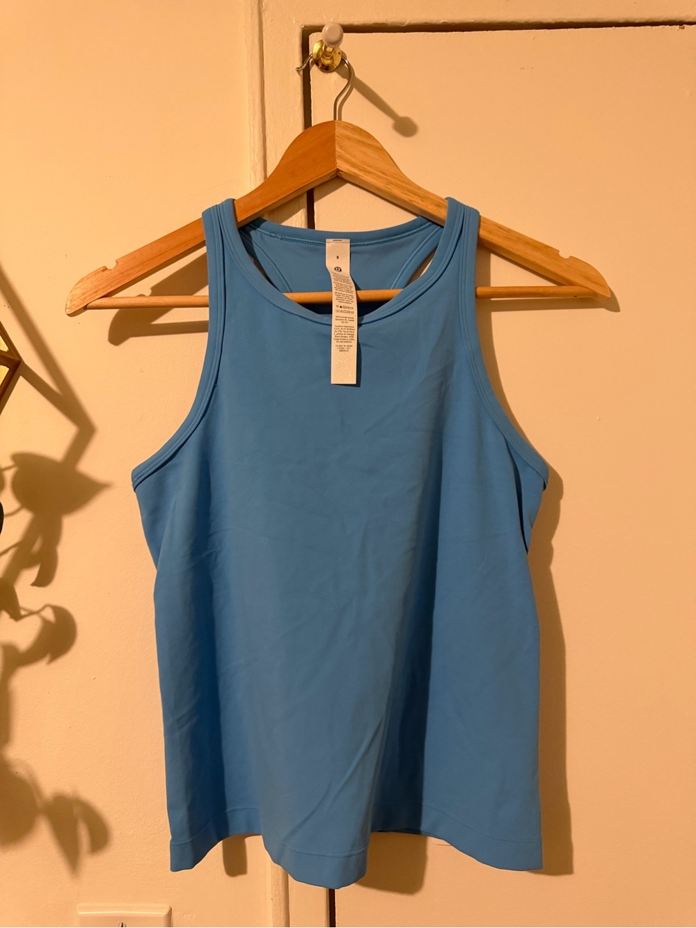 lululemon Align Waist Length Racerback Tank Top in Ocean Wave size 8 NWT